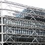 Seitenansicht des Centre Pompidou