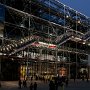 Centre Pompidou in Abendbeleuchtung