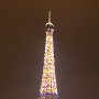 Jede volle Stunde blinken tausende Lichter auf dem Eiffelturm